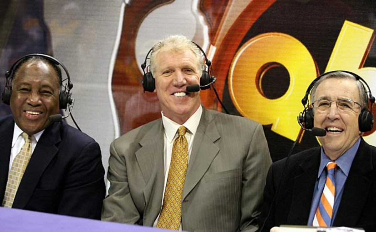 Steve Jones, Bill Walton and Brent Musburger