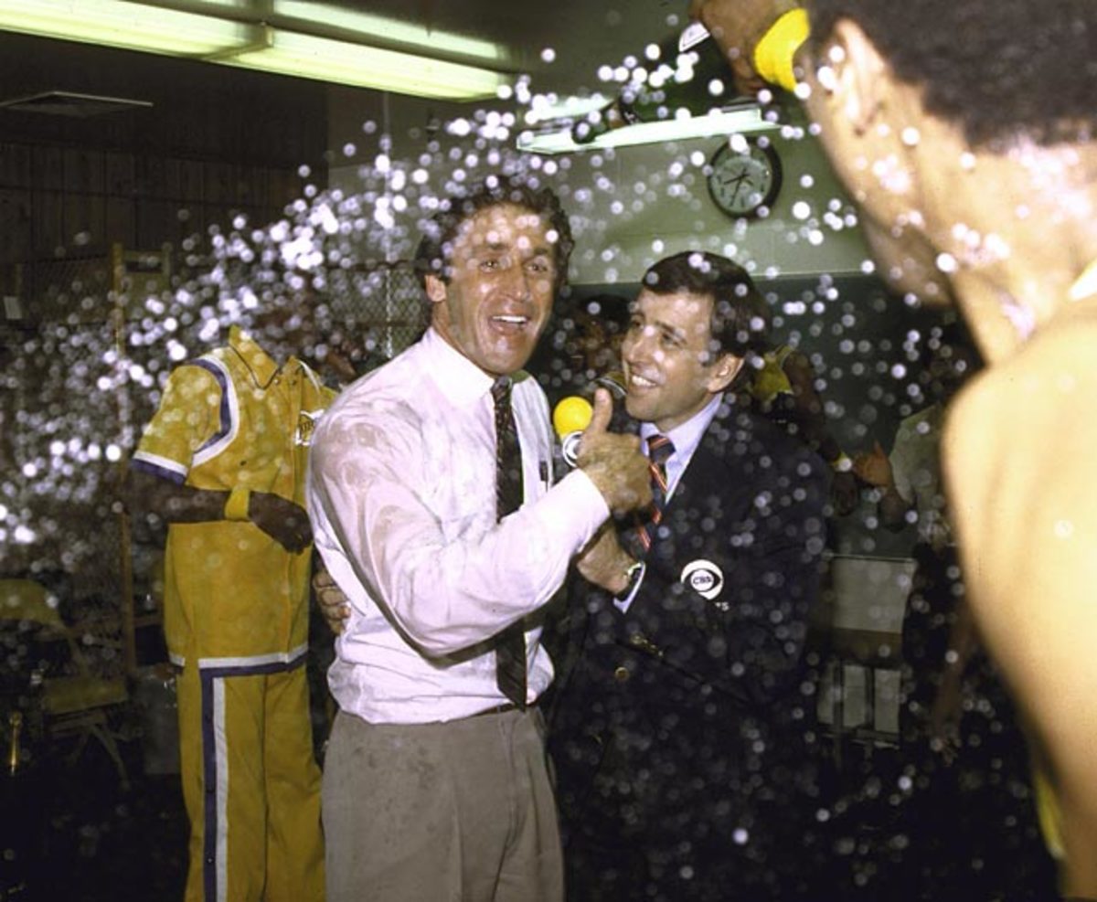 Pat Riley and Brent Musburger