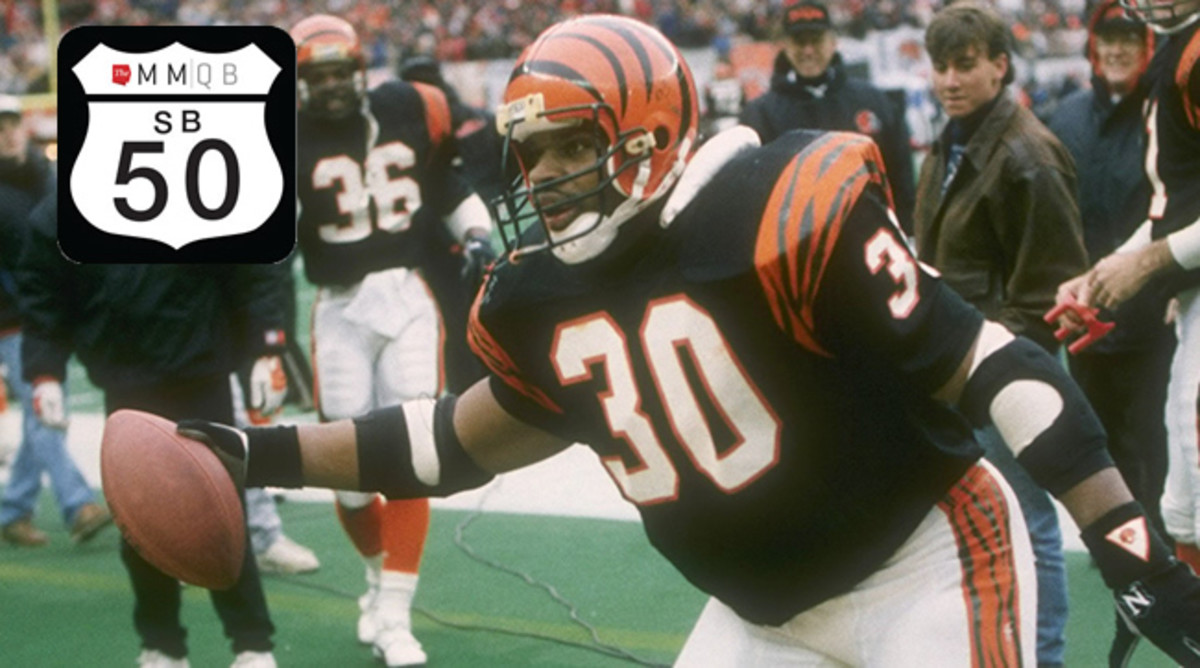 Ickey Woods Ickey Shuffle, Suepr Bowl memories, touchdown dance