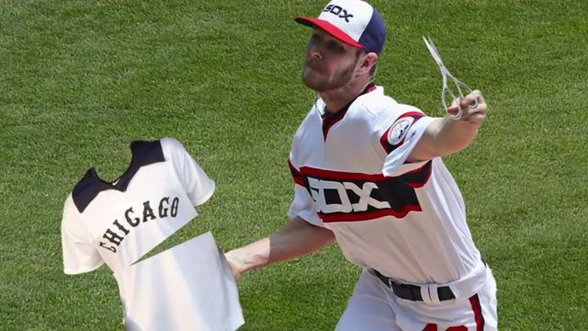 white sox throwback jersey chris sale