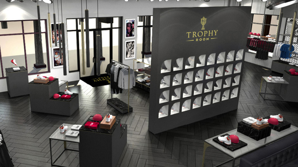 the trophy room shoe store