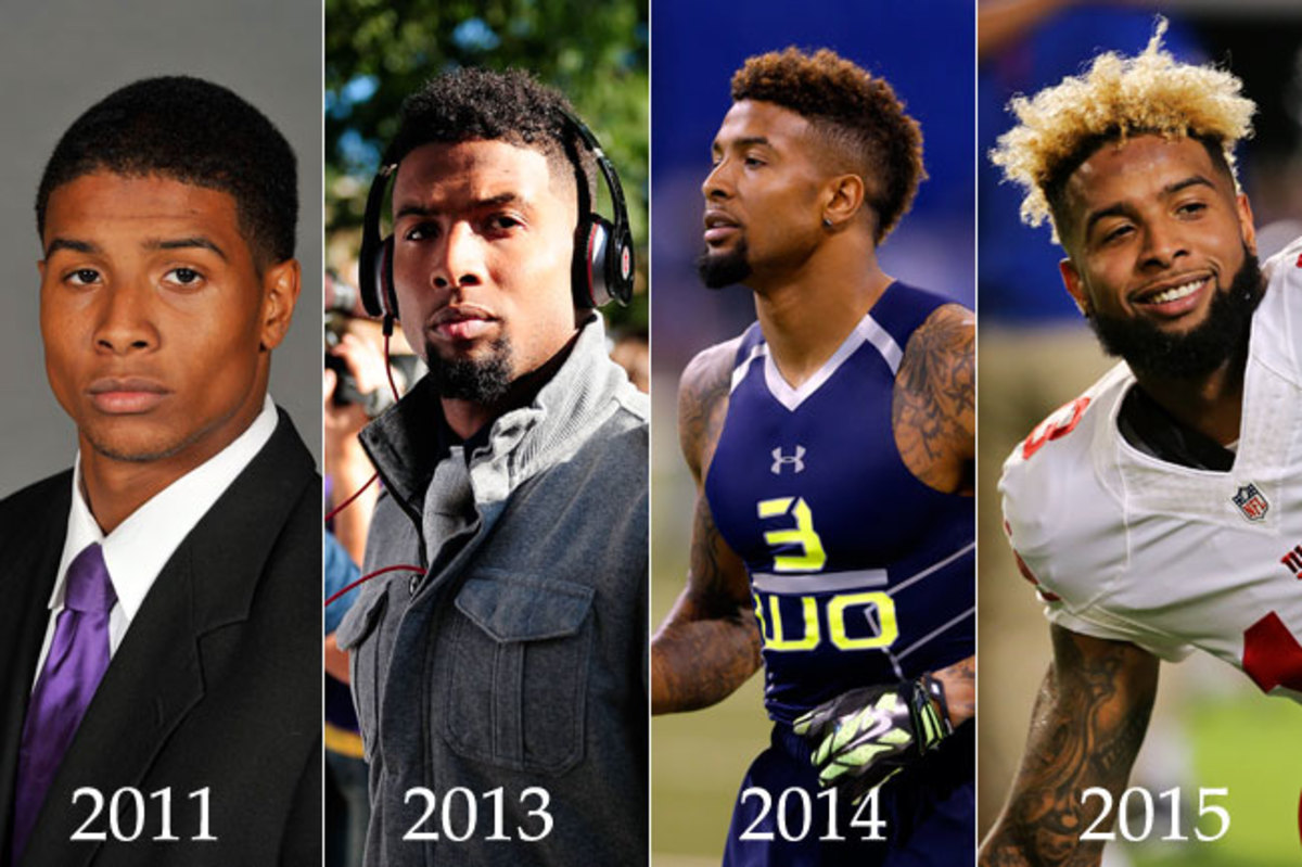 The evolution of Odell Beckham Jr.’s hair, from his freshman year at LSU to the NFL.