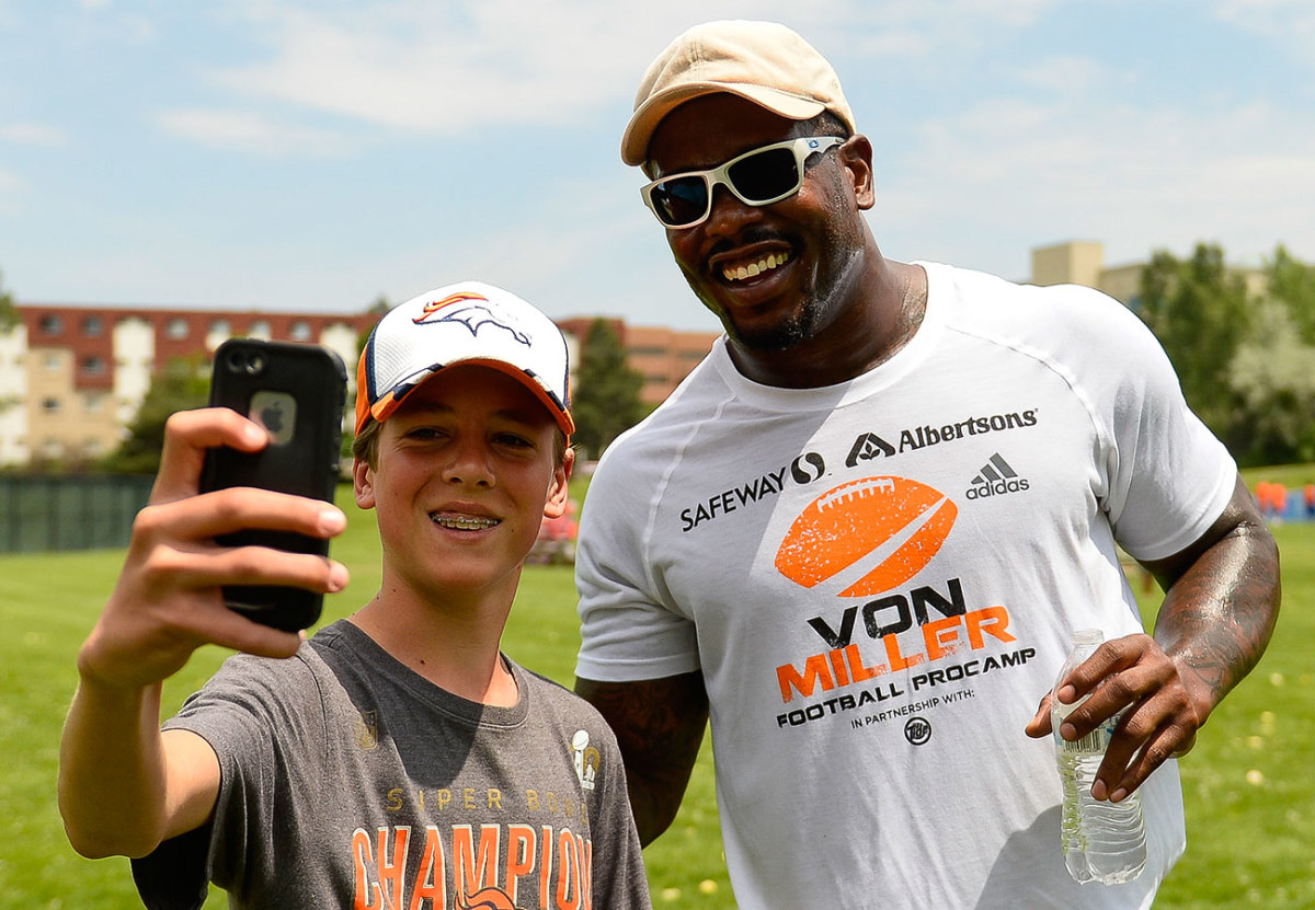 Von Miller and friend.