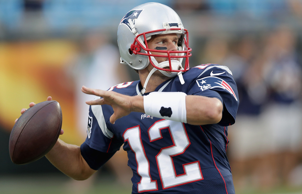 Expect Tom Brady to have on his game face Sunday in his return from a four-game suspension.