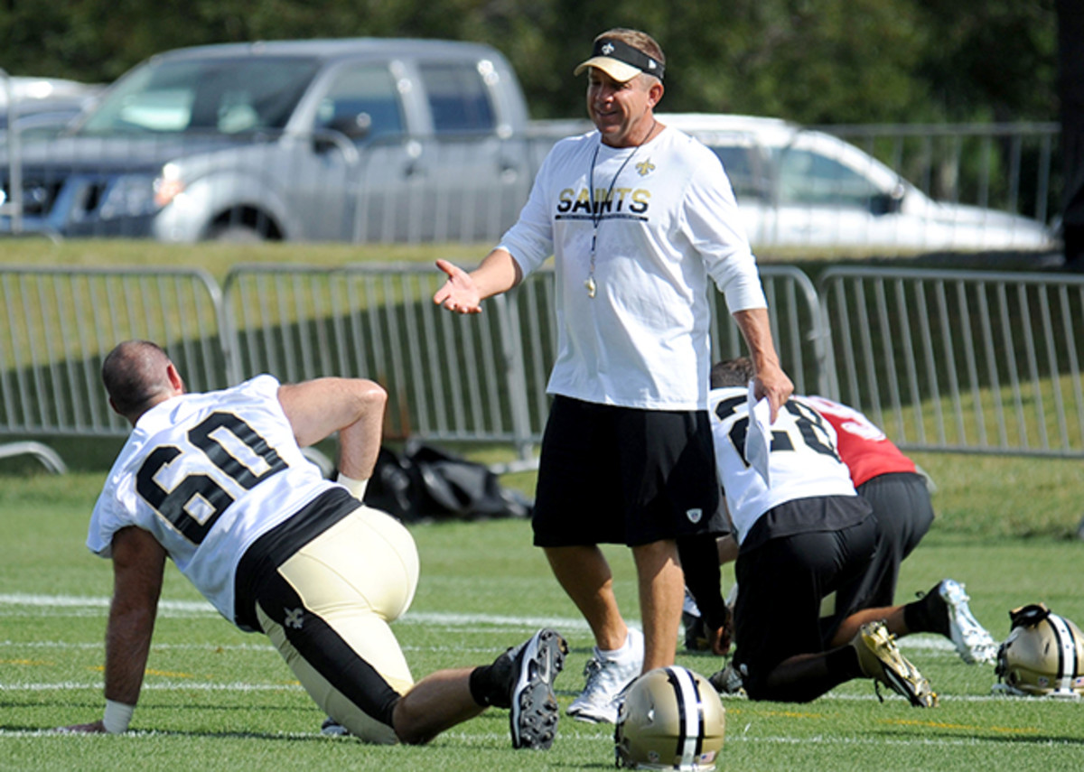 It’s been a noticeably more relaxed Sean Payton this summer.