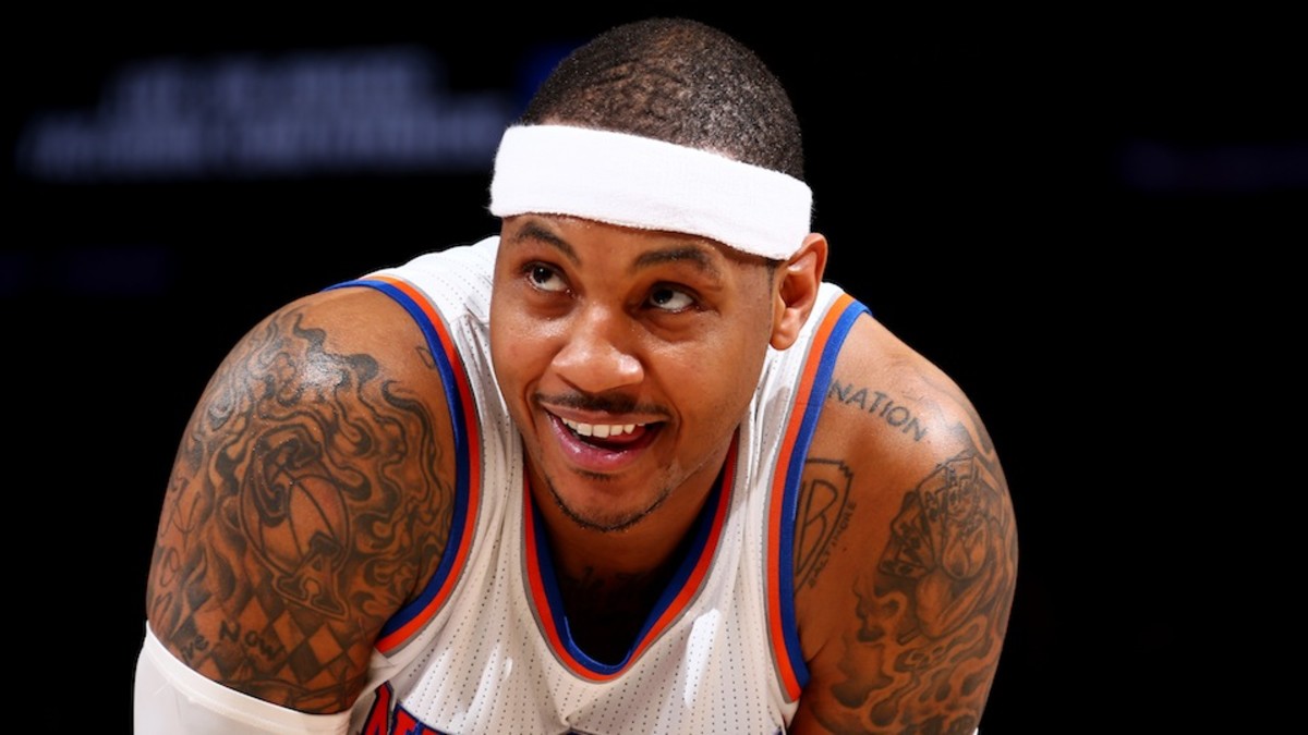 Carmelo Anthony said he will “absolutely” be playing for the Knicks next se...