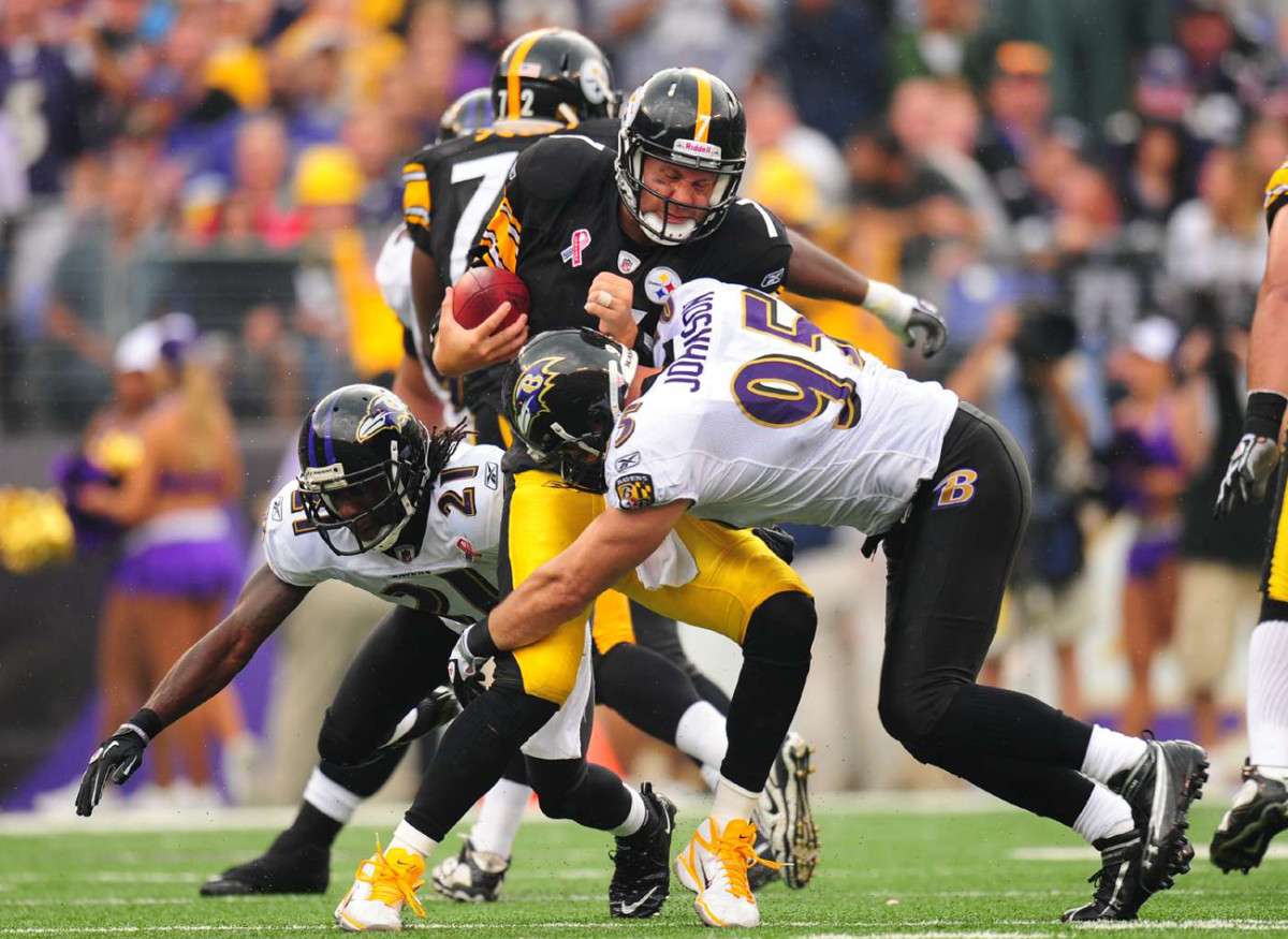 Jarrett Johnson rings Big Ben, September 2011.