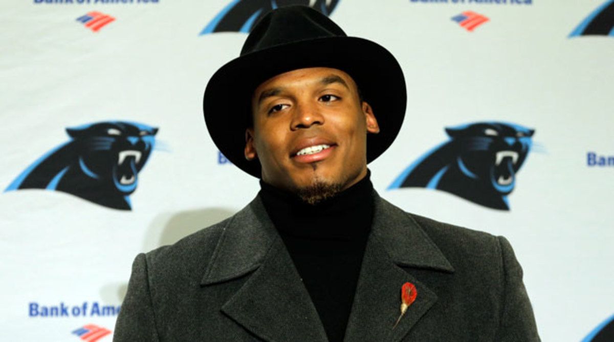 Carolina Panthers quarterback Cam Newton.
