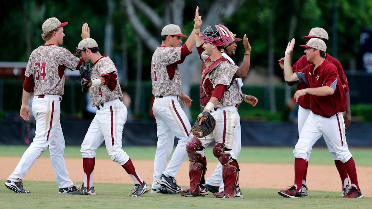 College World Series Arizona Advances BC Ties Miami Sports Illustrated