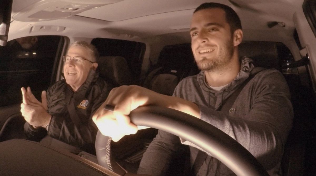 Derek Carr says excellence off the field is as important to him as Raiders success.