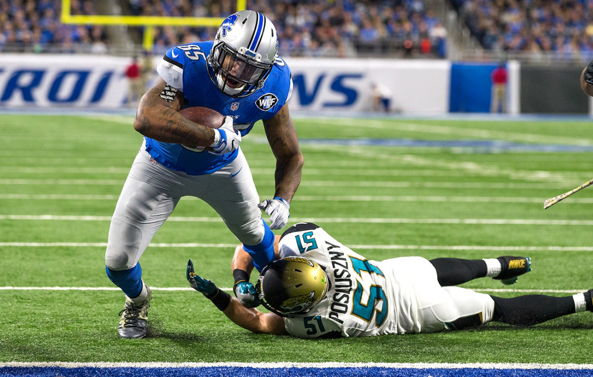 Absent Johnson, Eric Ebron and others are getting more chances close to the goal line.