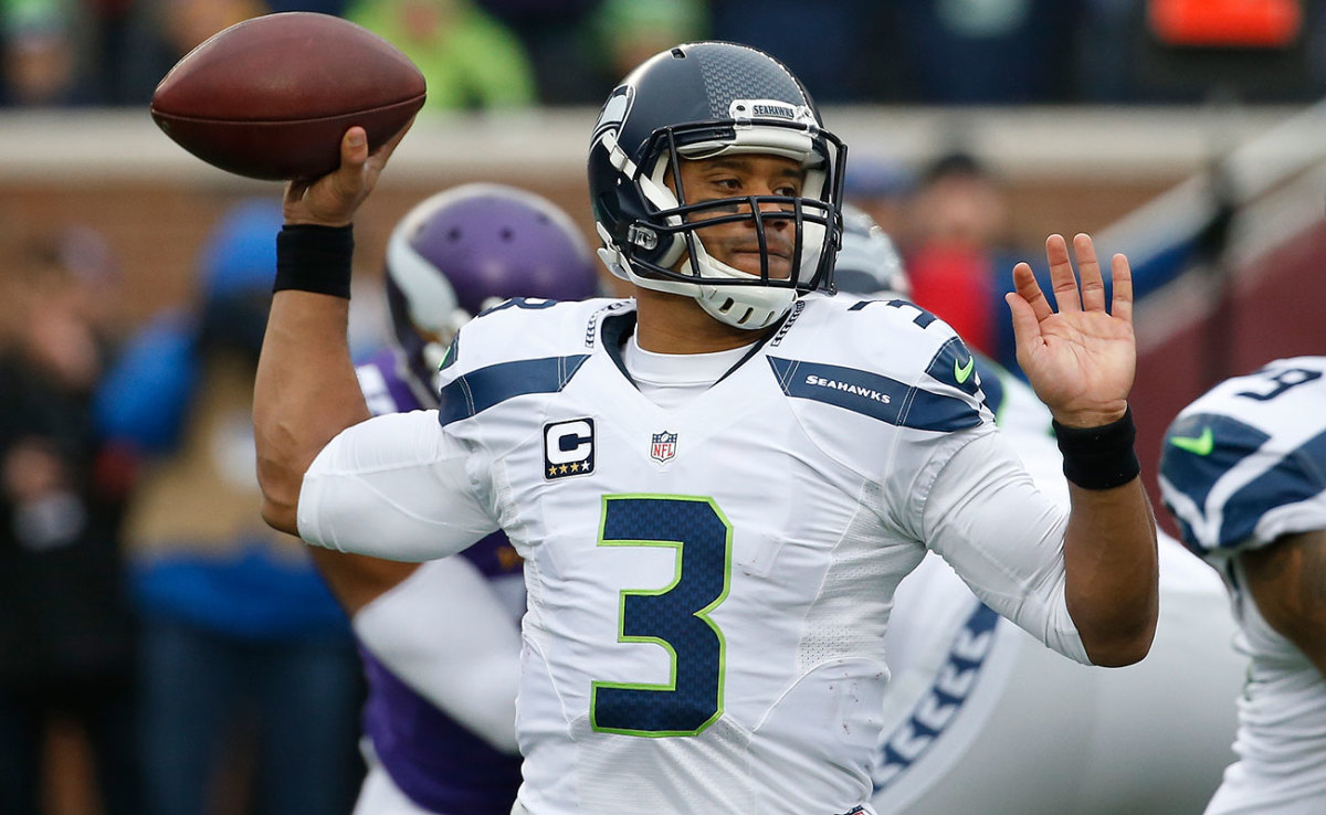 Russell Wilson's Seahawks would slip in as the NFC's No. 6 seed if the NFL playoffs started today.