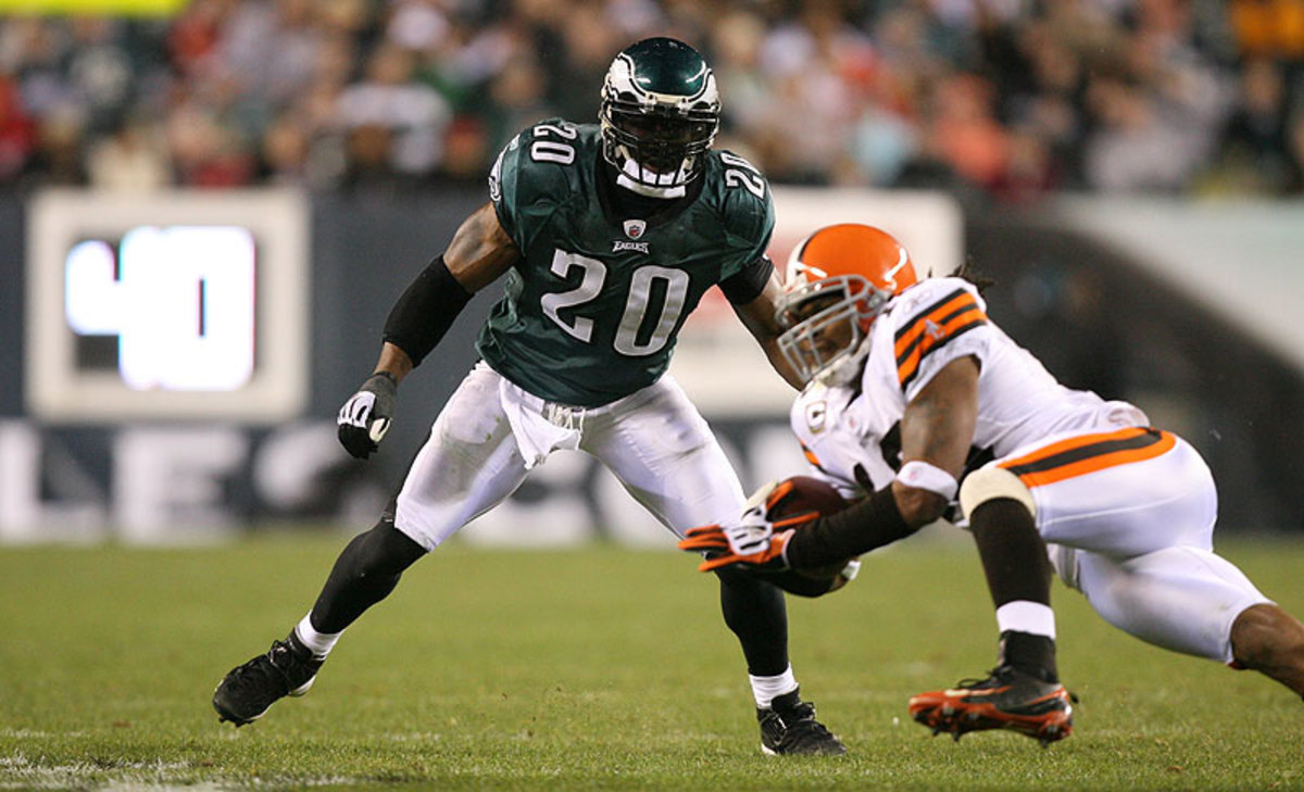 Eagles great Brian Dawkins, who retired in 2011, is one of a glut of game-changing safeties hoping to one day make it to Canton. (Hunter Martin/Getty Images)