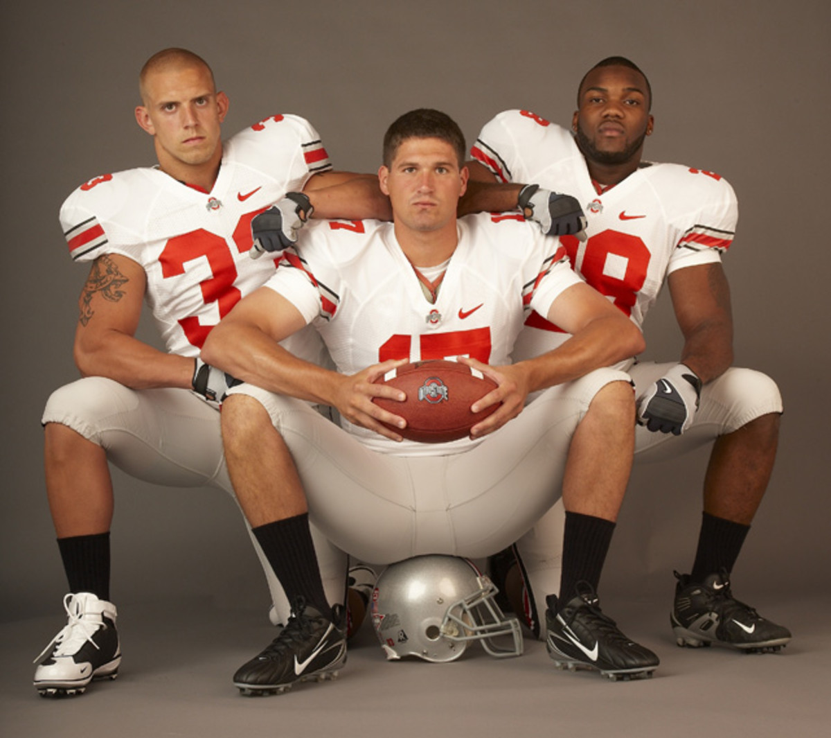 James Laurinaitis, Todd Boeckman and Chris Wells