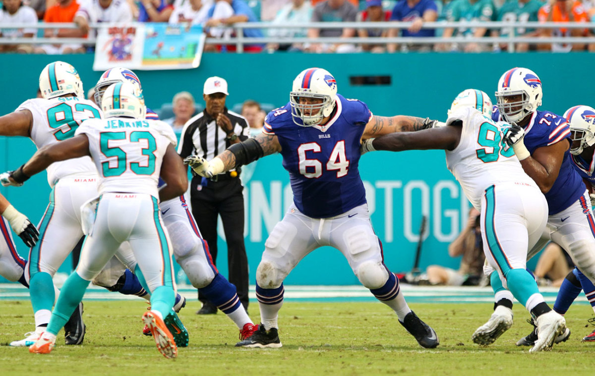 Through three weeks, Incognito is the top-rated guard in the league according to Pro Football Focus. (Photo: Mark Serota for Sports Illustrated)