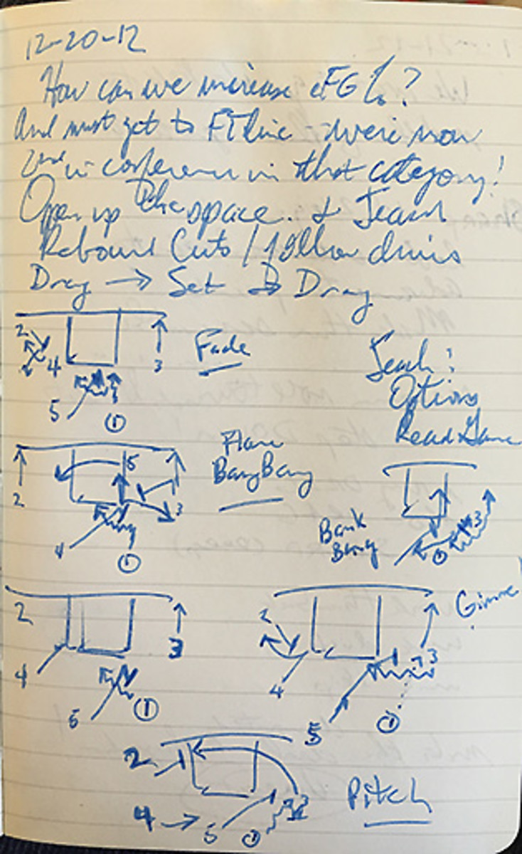 Eslinger kept copious basketball and personal notes in his journals, chronicling the changing culture at Caltech.