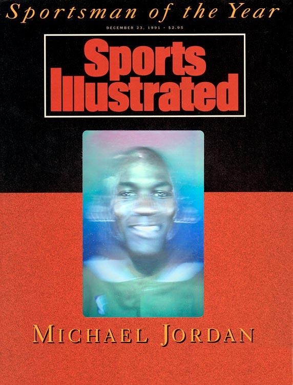 Michael Jordan Sportsman of the Year hologram cover - Sports