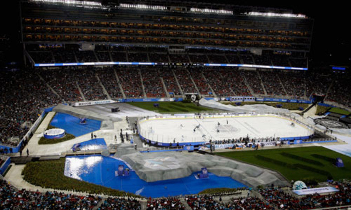 NHL Stadium Series: Photo of Levi's Stadium after rink removed - Sports  Illustrated
