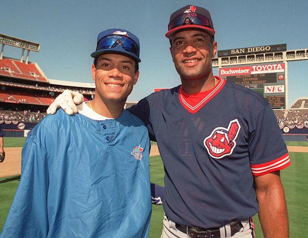 Roberto and Sandy Alomar