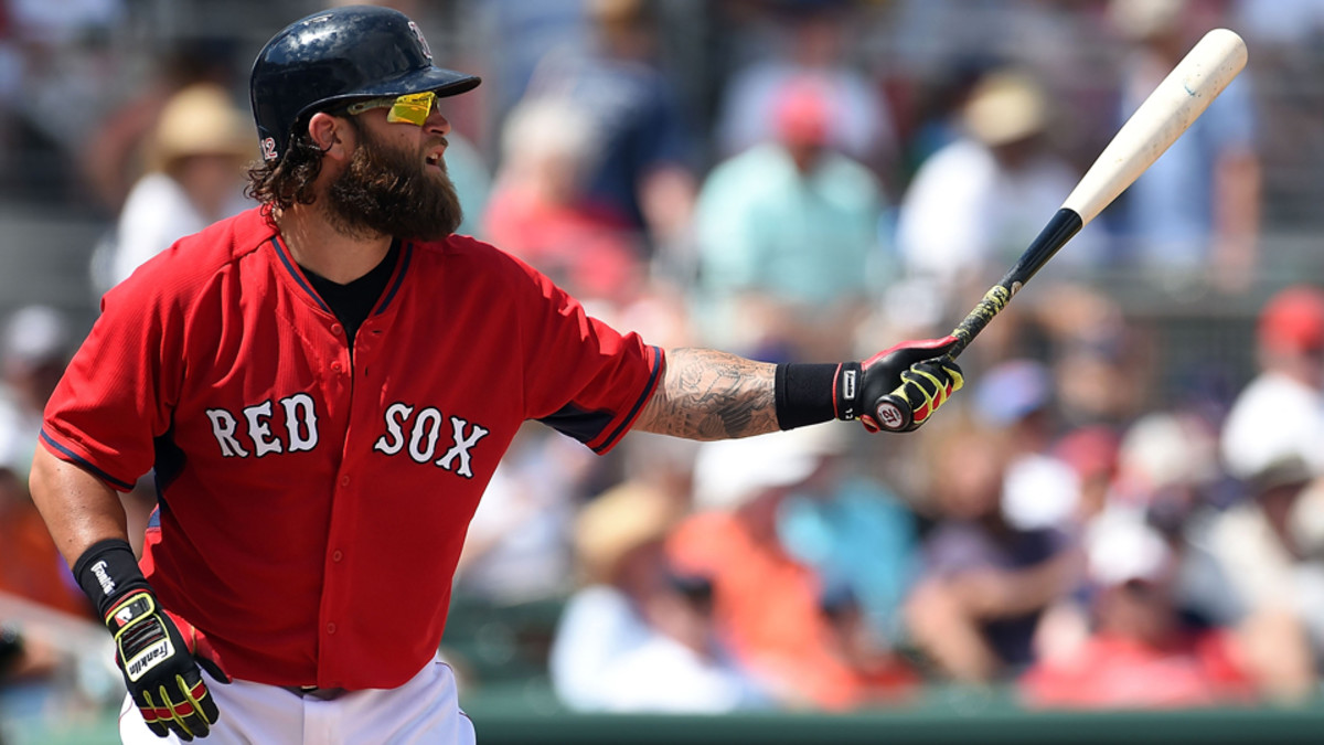 Red Sox place Mike Napoli on DL with finger injury