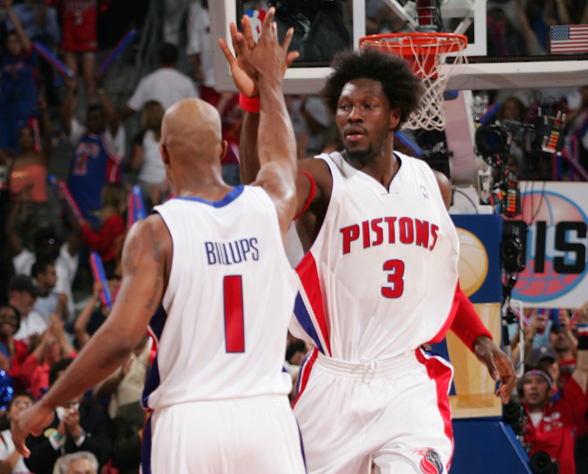 Detroit Pistons Team to retire Billups’s No. 1, Wallace’s No. 3