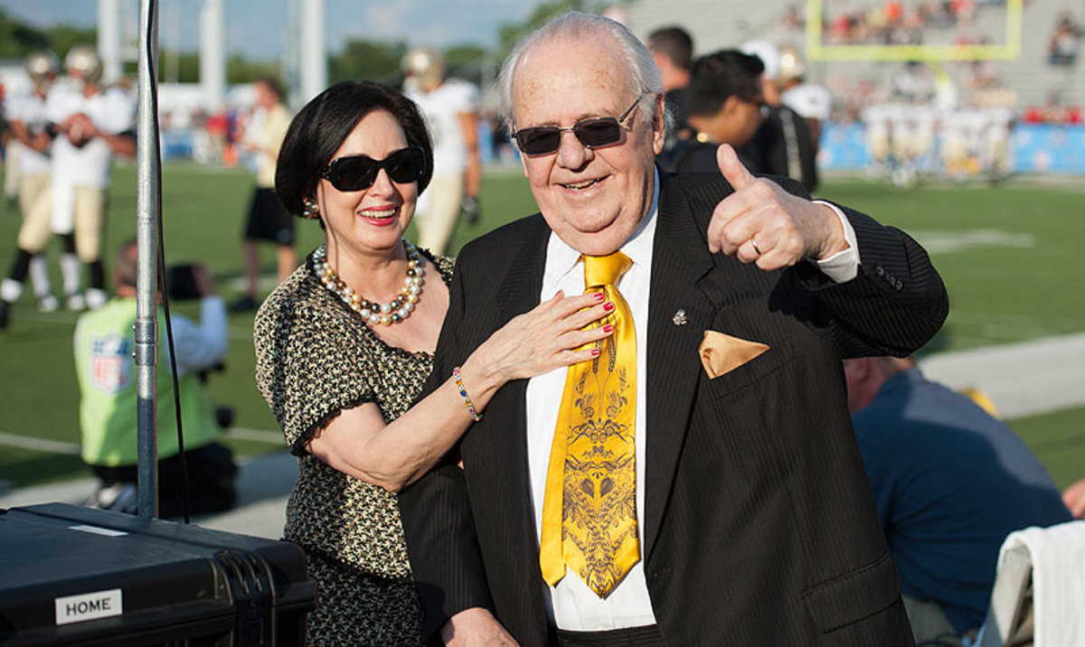 Unflattering details of the private lives of Saints owner Tom Benson and wife Gayle were revealed in a recent lawsuit. (Jason Miller/Getty Images)