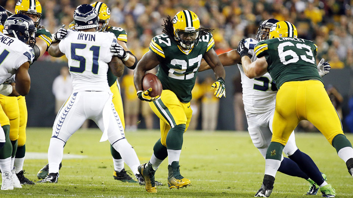 Eddie Lacy injury: Green Bay Packers RB hurts ankle vs Seahawks ...