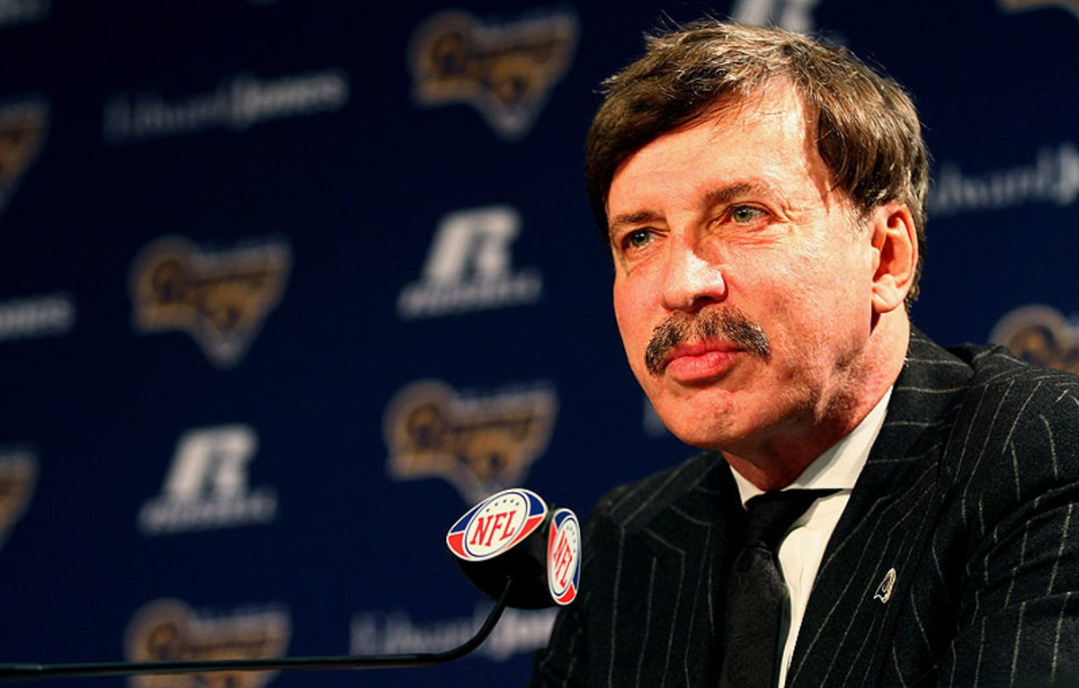 Rams owner Stan Kroenke, the mystery man in the center of the Los Angeles stadium issue, has remained quiet throughout the process thus far. (Dilip Vishwanat/Getty Images)