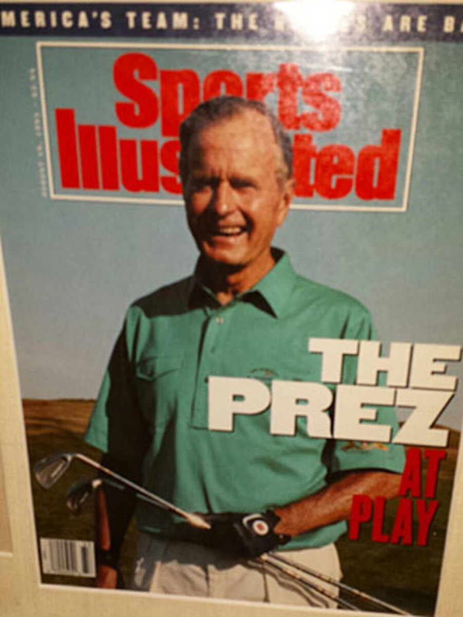 The president was sent a copy of this cover, which was pulled when John Daly won the PGA Championship.
