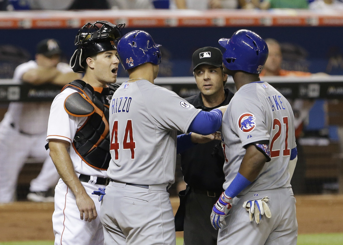 Gesture by Cubs' Lake inspires confrontation with Marlins Sports