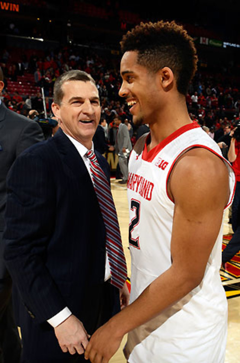 Mark Turgeon and Melo Trimble inline