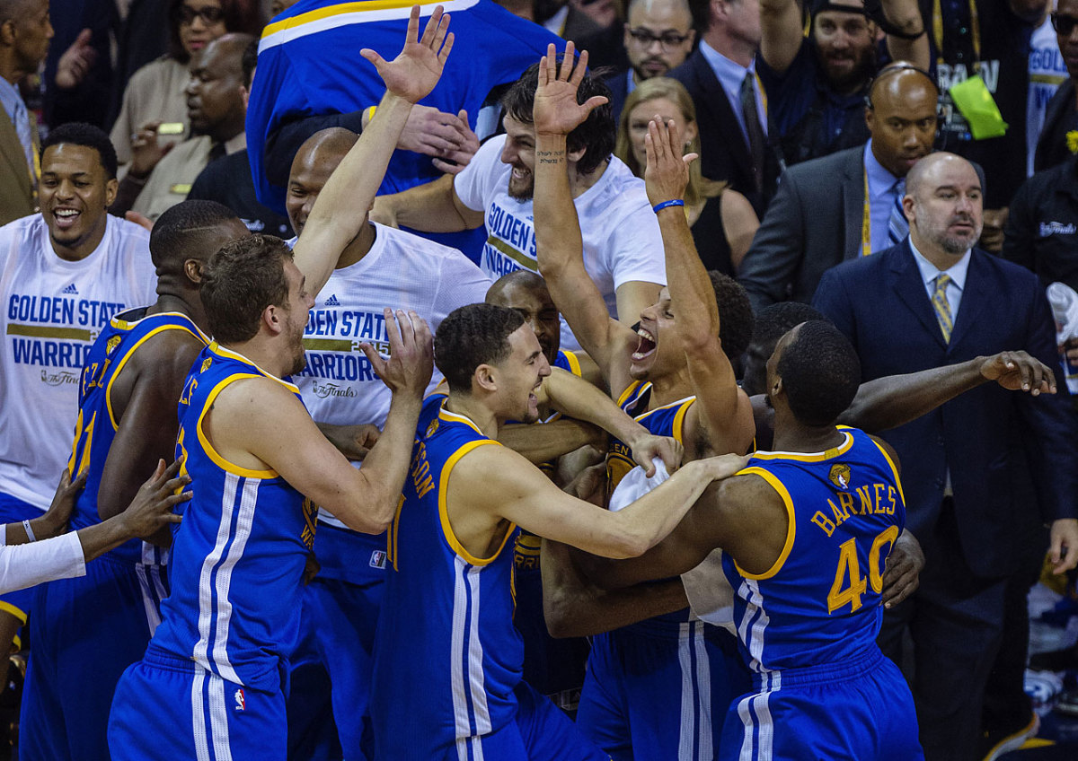 Golden State Warriors celebrate NBA Finals win over Cavaliers - Sports  Illustrated