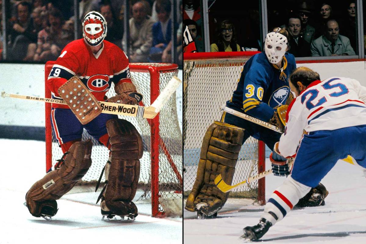 Ken Dryden (Montreal Canadiens) vs. Dave Dryden (Buffalo Sabres