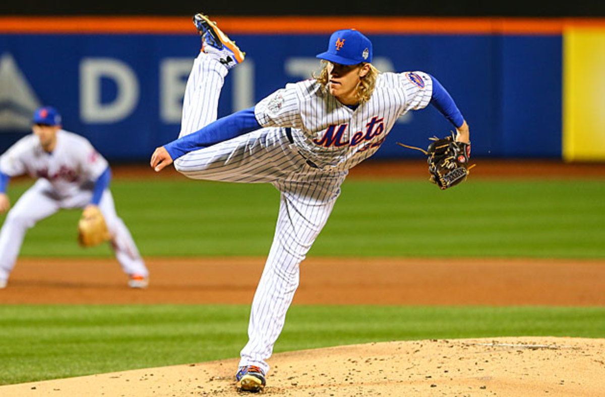 Mansfield Legacy grad, Mets pitcher Noah Syndergaard leaves his markon  his catcher