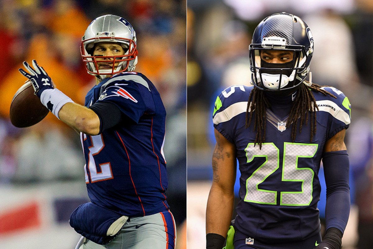 Al Tielemans (Brady) and Robert Beck (Sherman)/Sports Illustrated/The MMQB