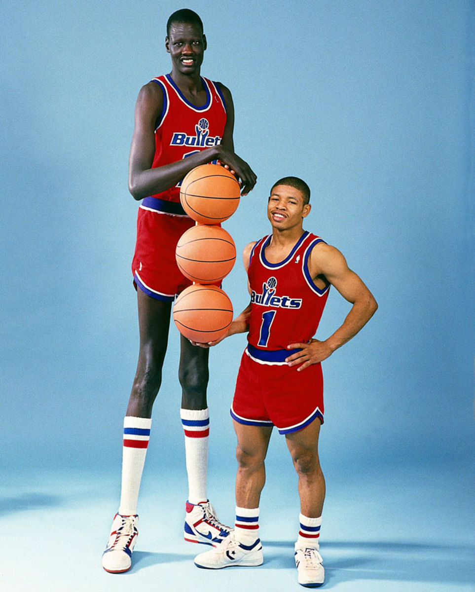Who is currently the tallest player in NBA, and tallest in NBA history
