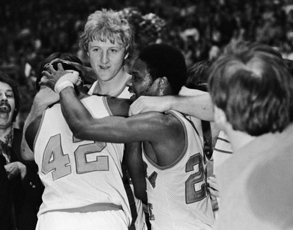 Alex Gilbert, Larry Bird and Carl Nicks