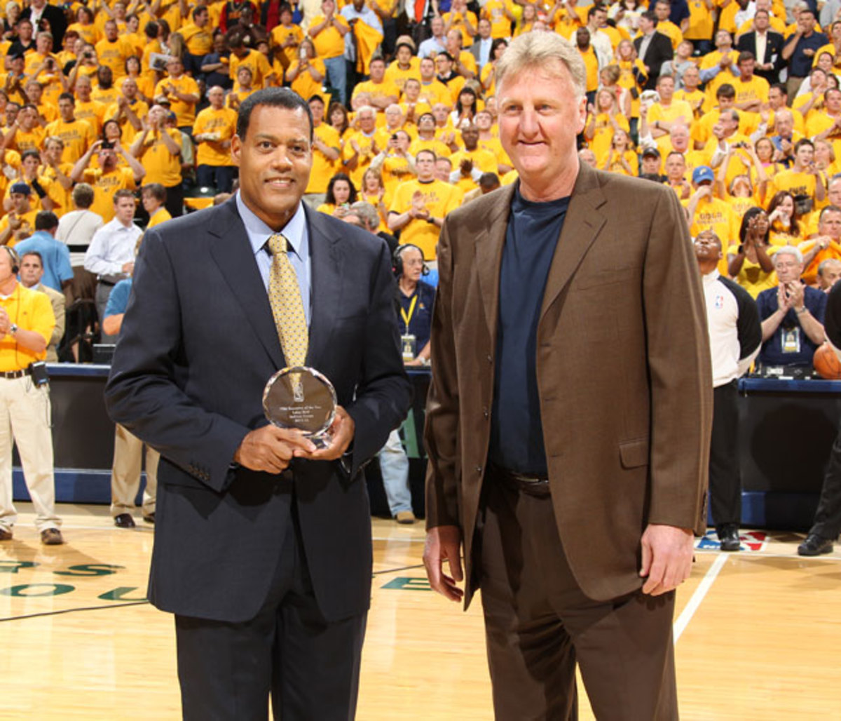  Stu Jackson and Larry Bird