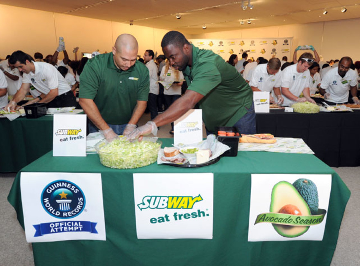 Athletes and Sandwiches Sports Illustrated