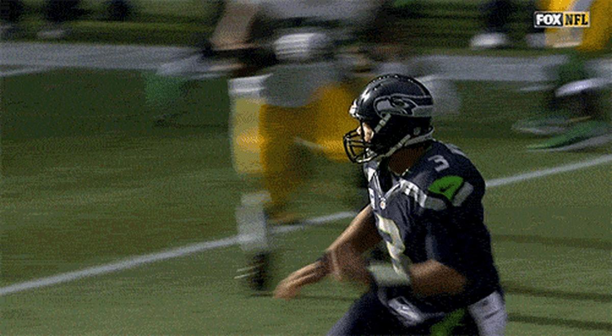 clay matthews blindside hit russell wilson