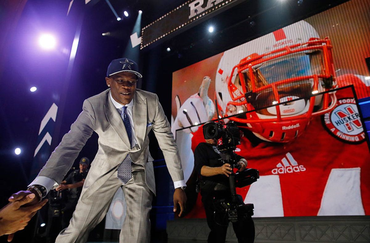 The Cowboys ended Randy Gregory's long wait in Chicago, selecting the ex-Husker in the second round with the 60th overall pick. (Charles Rex Arbogast/AP)