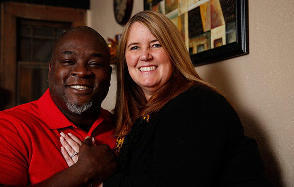 A former Army boxer, Joe Danforth (with Susan, VanVleet's mother), pushed VanVleet to be mentally tough.