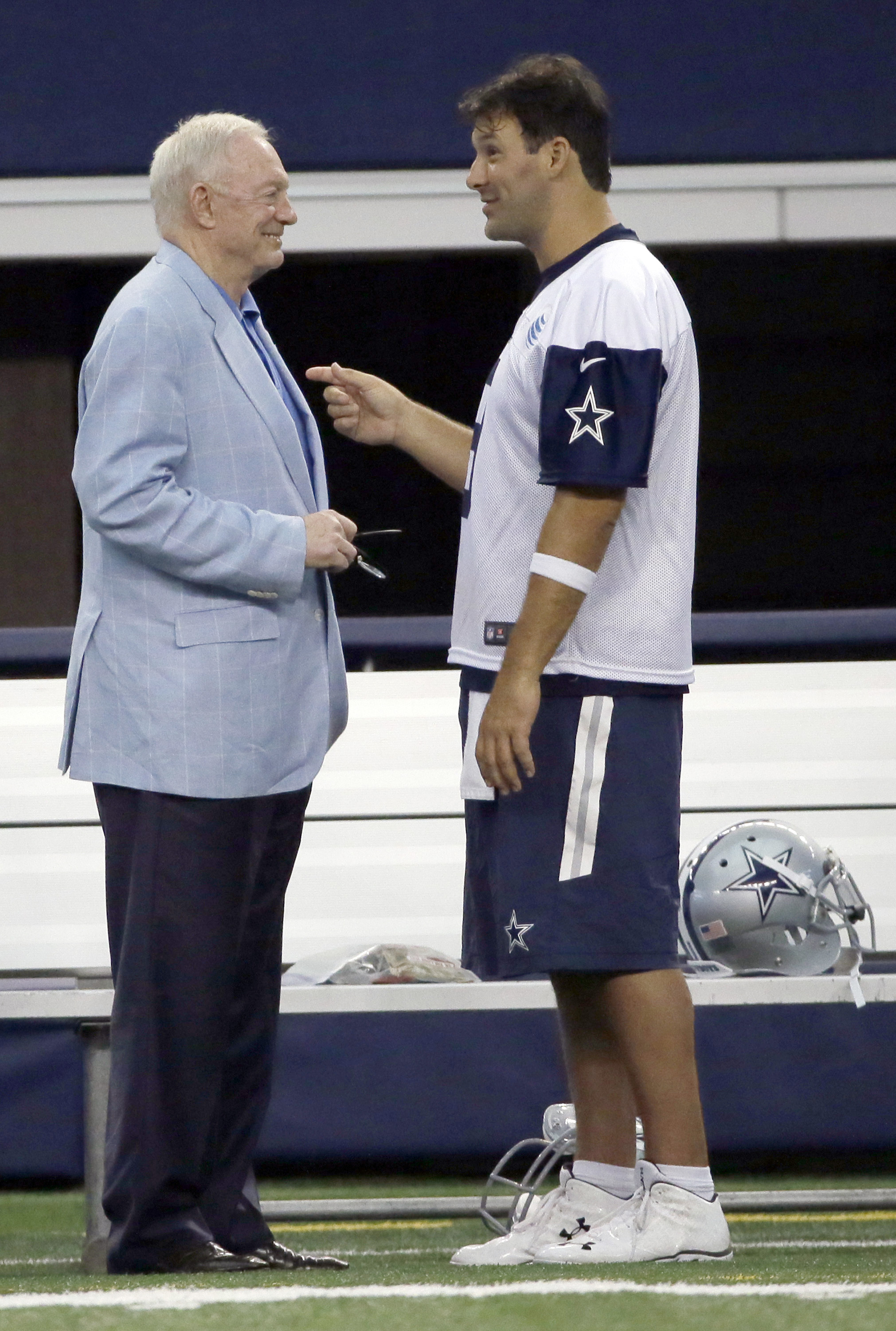 Cowboys QB Romo back strong, misses no offseason workouts - Sports ...