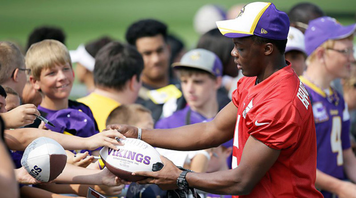 Peter King’s first camp stop will be to see Teddy Bridgewater and the Vikings in Mankato. (Charlie Neibergall/AP)