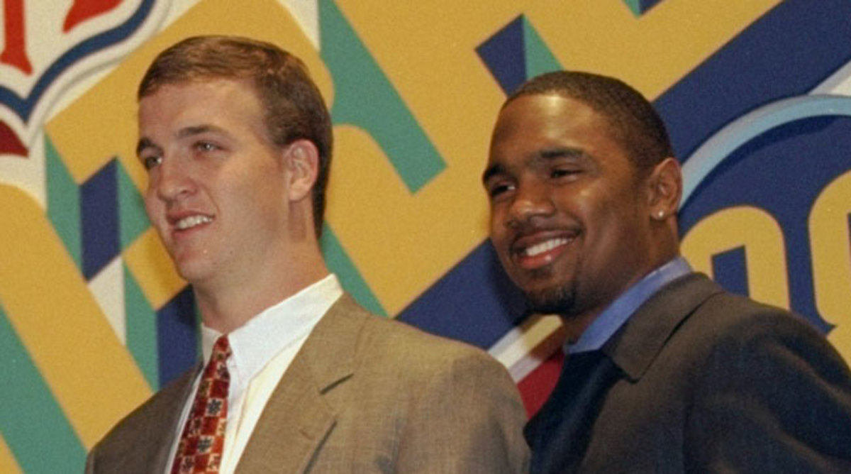 Manning and Woodson at the 1997 Heisman ceremony.