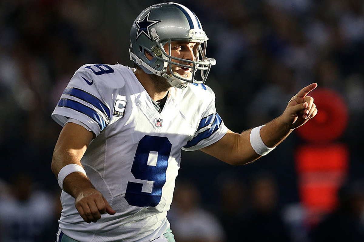 Tony Romo is the latest star quarterback the NFL has TK. (Sarah Glenn/Getty Images)