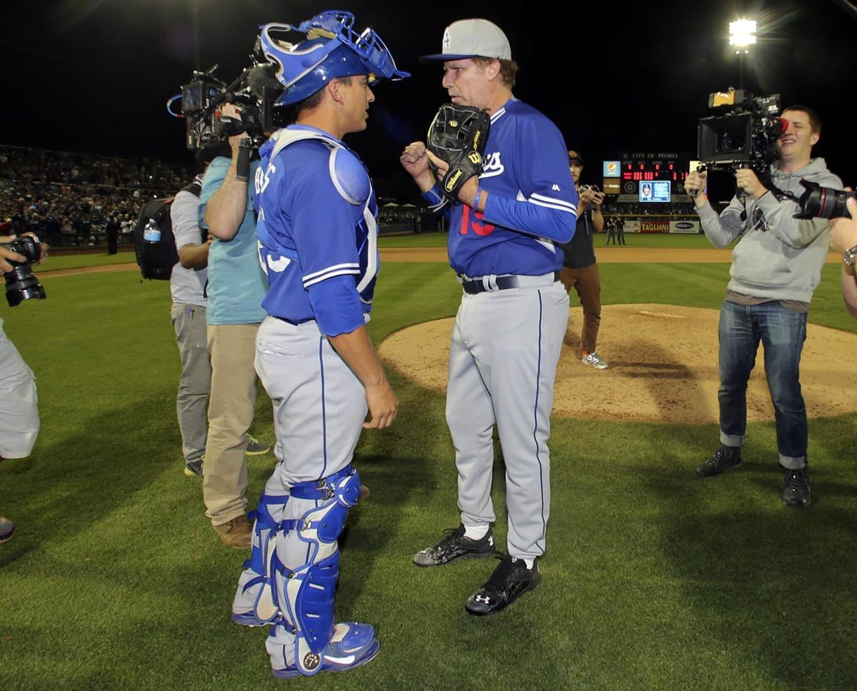 Will-Ferrell-Los-Angeles-Dodgers-pitcher-AJ-Ellis.jpg