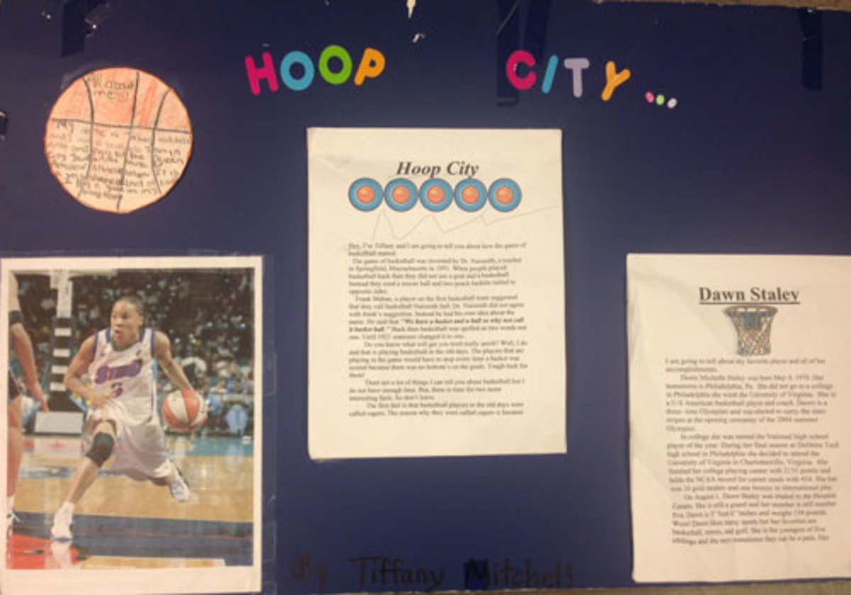 Tiffany Mitchell once did a class project on her coach, Dawn Staley.