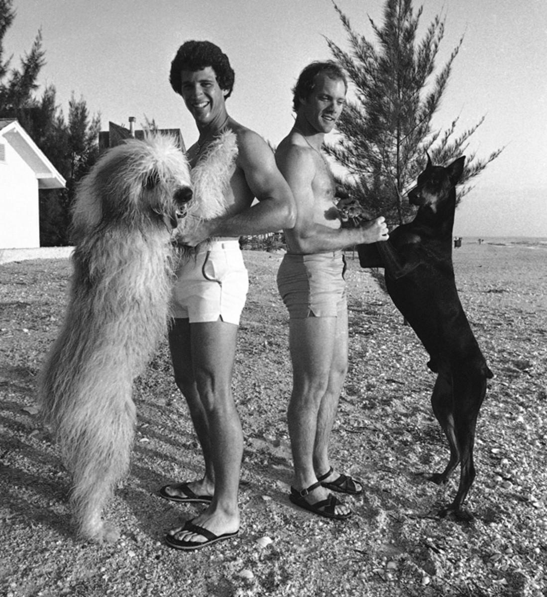 Doug Flynn and Joel Youngblood