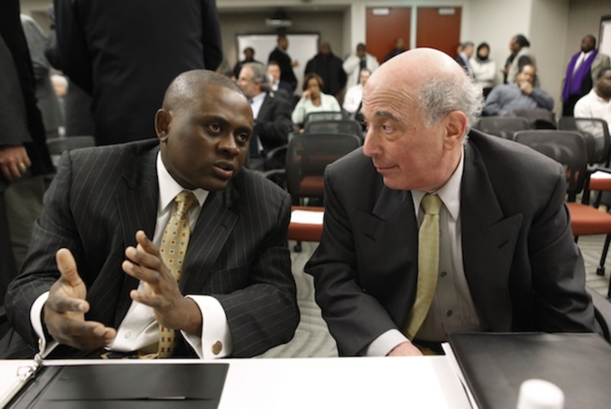 Dr. Bennet Omalu (l) has been at the forefront of those seeking reform in the NFL's approach towards concussions. 